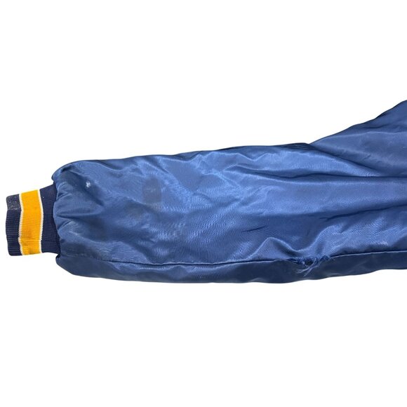 Vintage Georgia Tech Blue Yellow Stain Jacket Bomber Made In USA Size XXL |01 - Picture 8 of 8